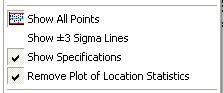 Combined Data Menu