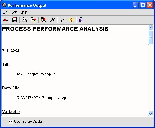 Text Output