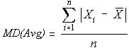 MAD(Avg)Calc