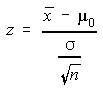 One-Sample Means z-test