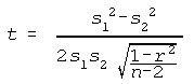 TF - Matched-Pairs t-test for Var